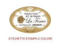 Etichette adesive per fioristi, fiorai e vivaisti (mm 47x30)  (cod.47G)